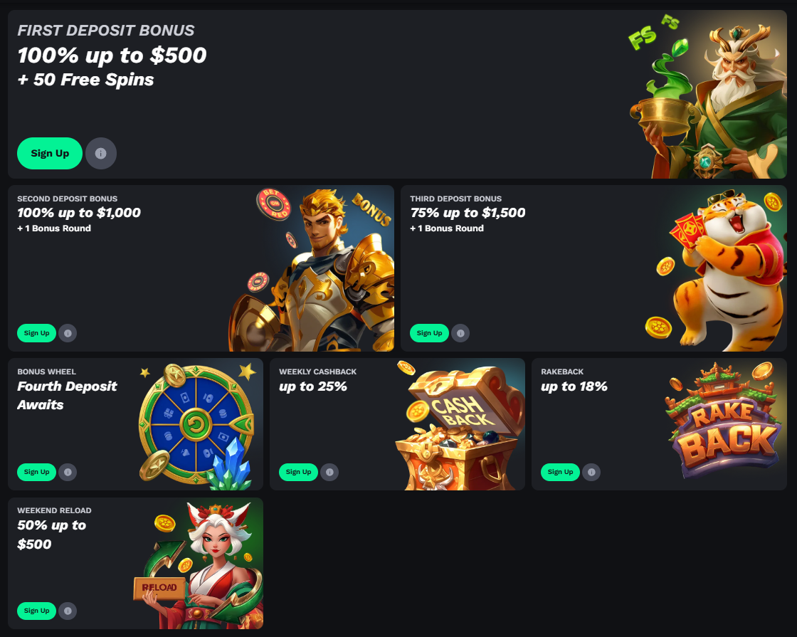 BetOnRed Casino bonus banners and cashback offers