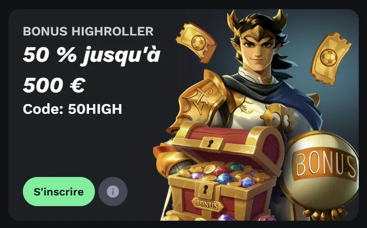 Écran d’activation bonus et code promo BetOnRed