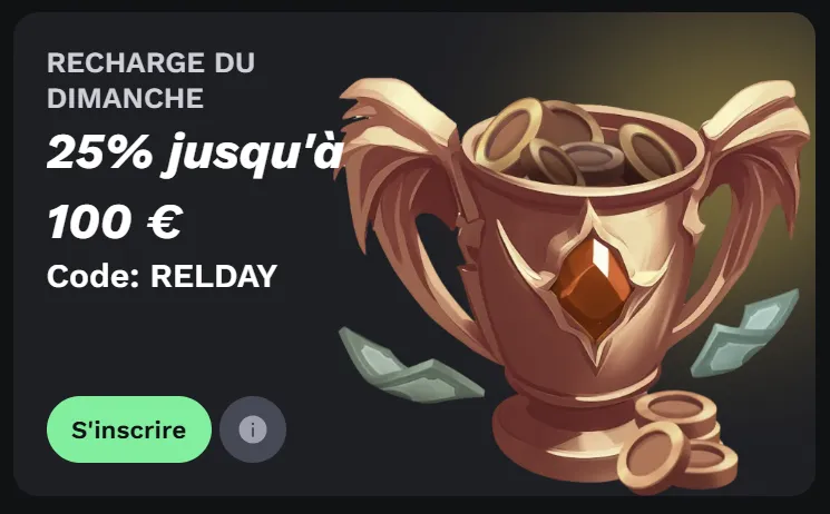 Code promo casino et recharge BetOnRed