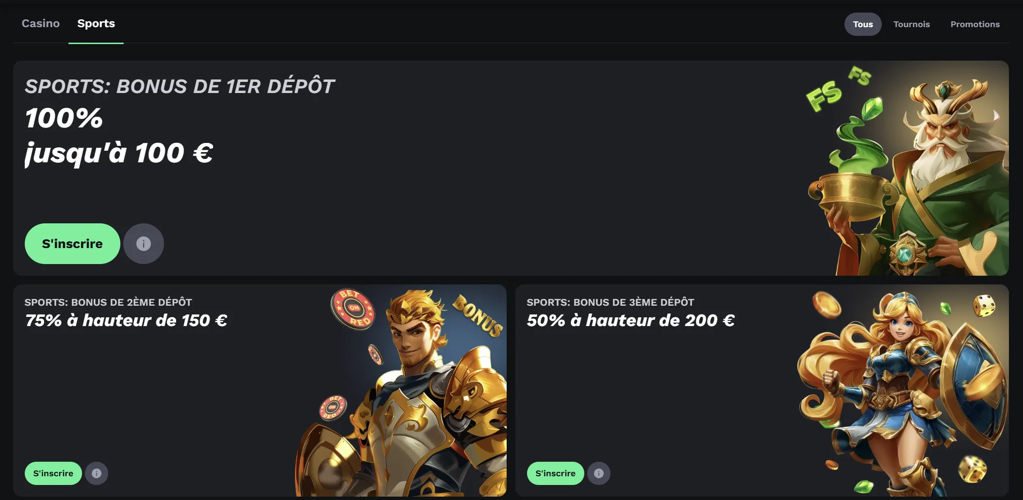 Bonus sport BetOnRed, Comboboost, Cash Out et promotions sport