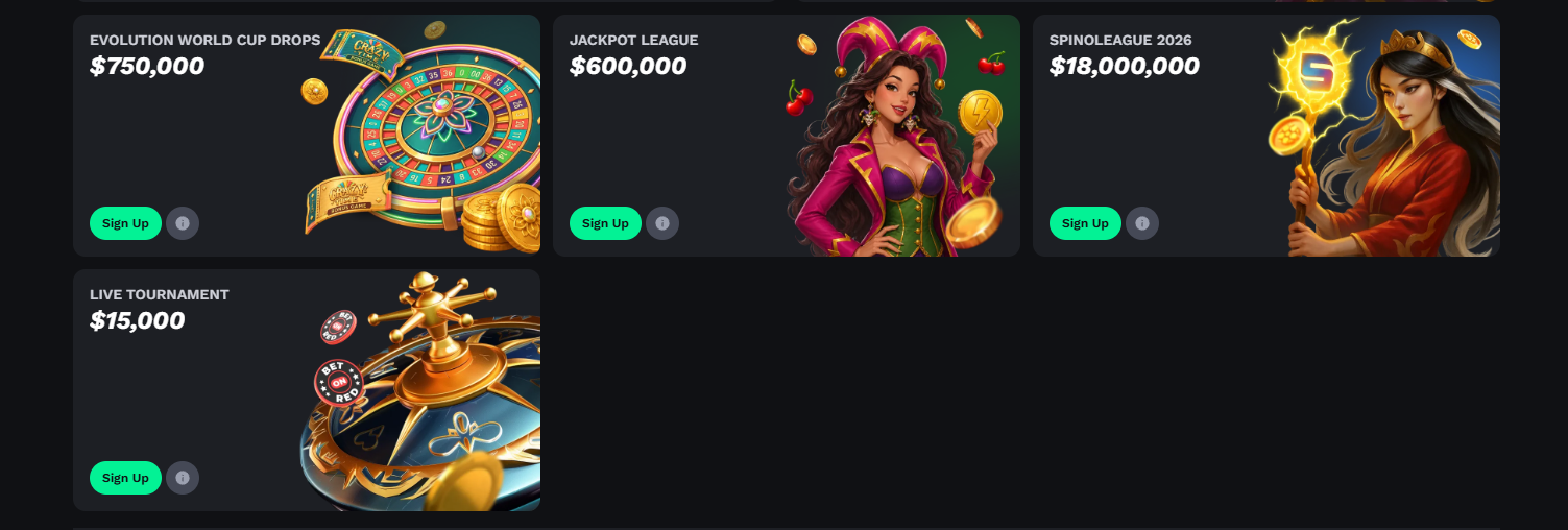 BetOnRed Canada casino tournaments and prize pools