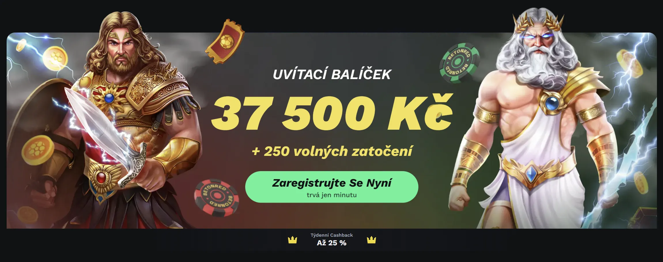 Přehled BetOnRed bonusů Česko