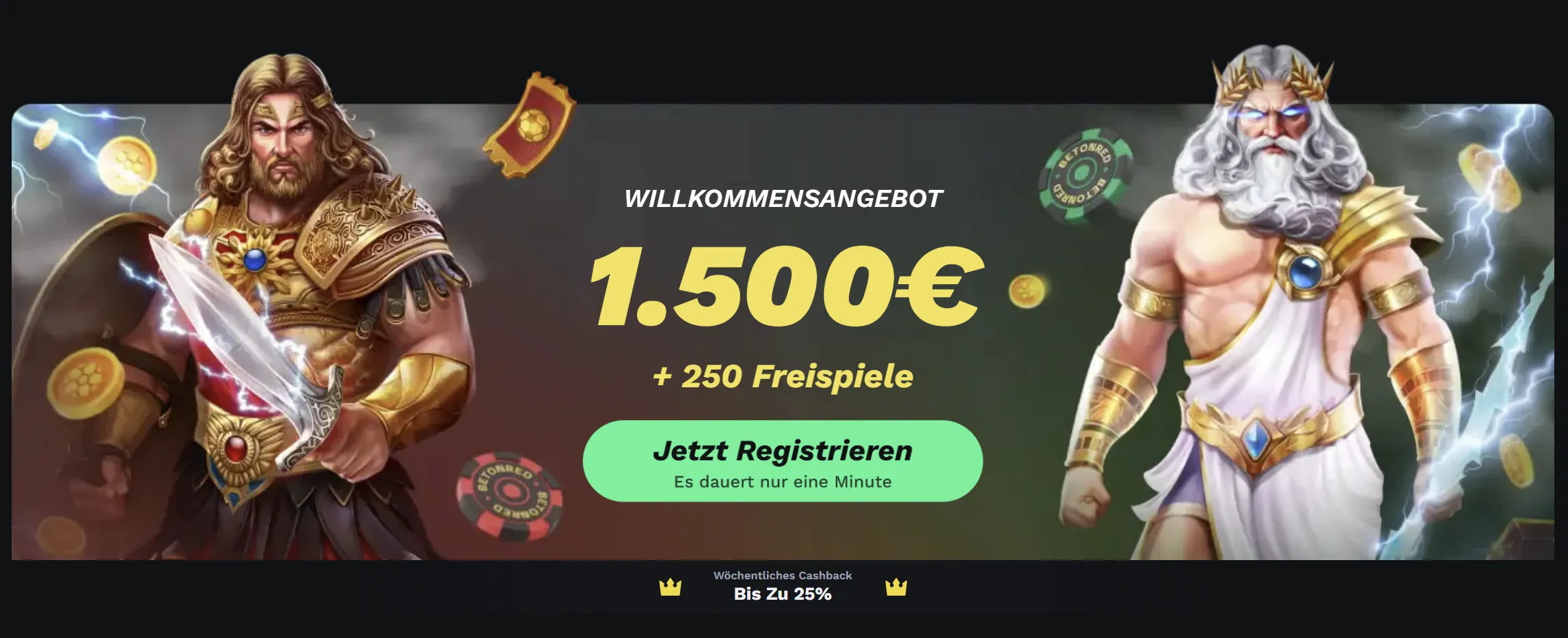BetOnRed Bonus Übersicht