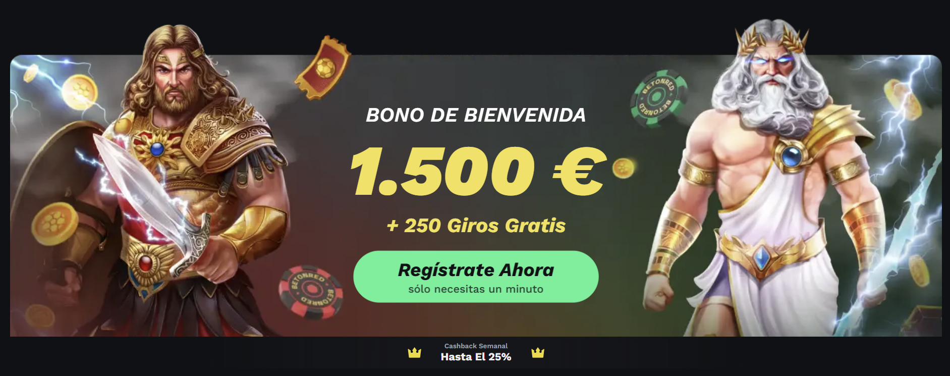 Resumen de bonos BetOnRed España