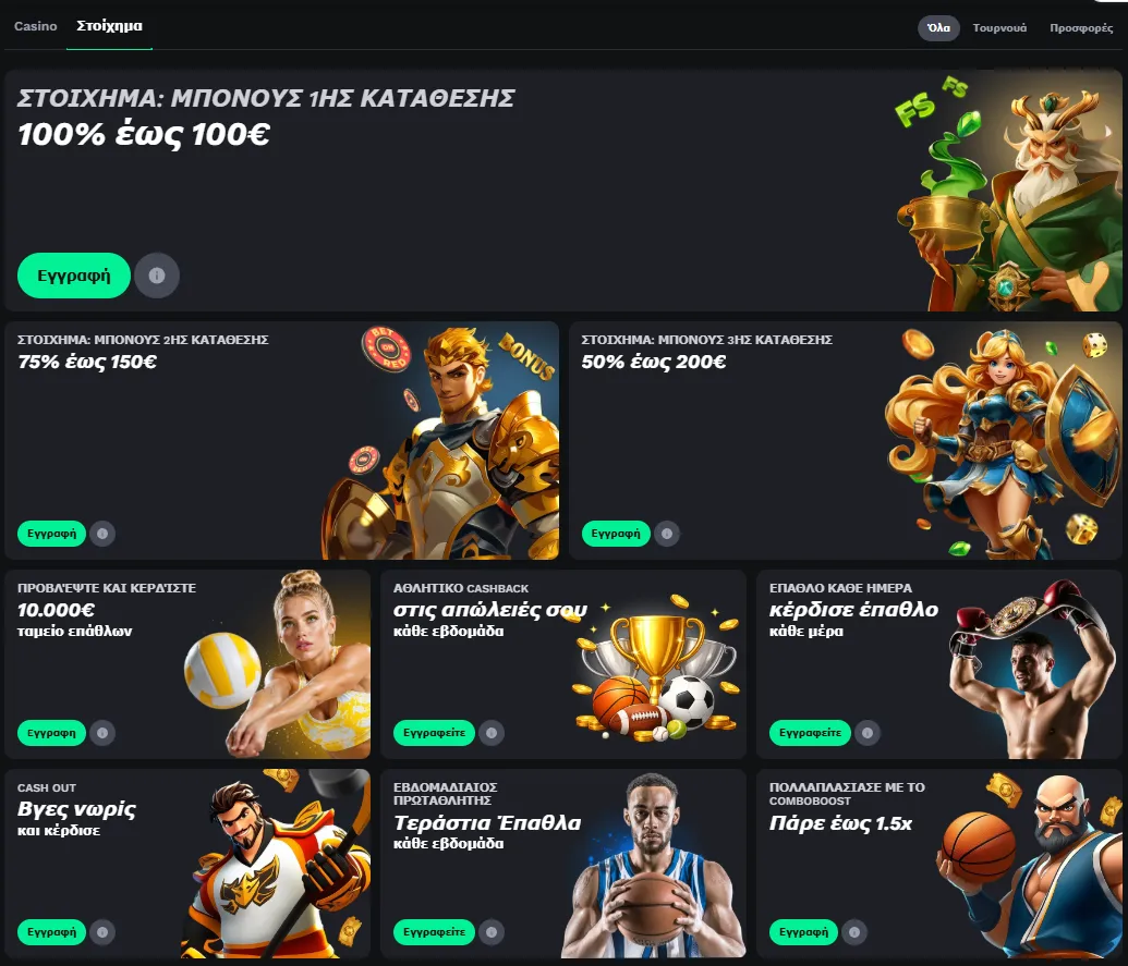 BetOnRed Sportsbook μπόνους, freebets και odds boost προσφορές