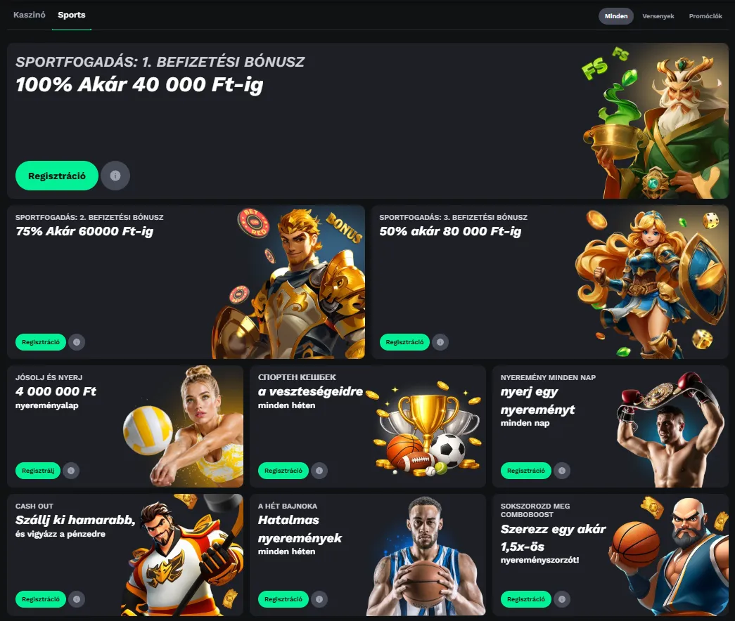 BetOnRed Sportsbook bónuszok, freebetek és odds boost ajánlatok