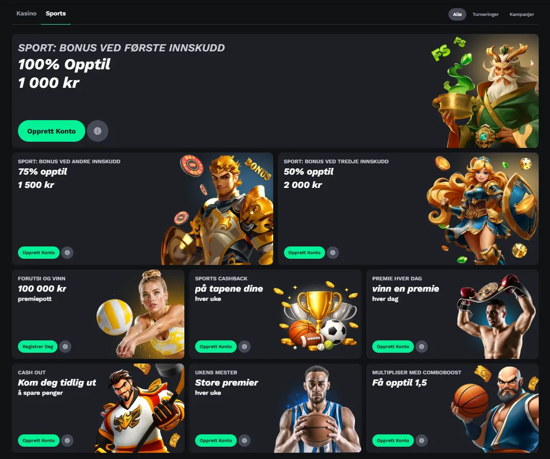 BetOnRed Sportsbook bonuser, freebets og oddsboost-tilbud