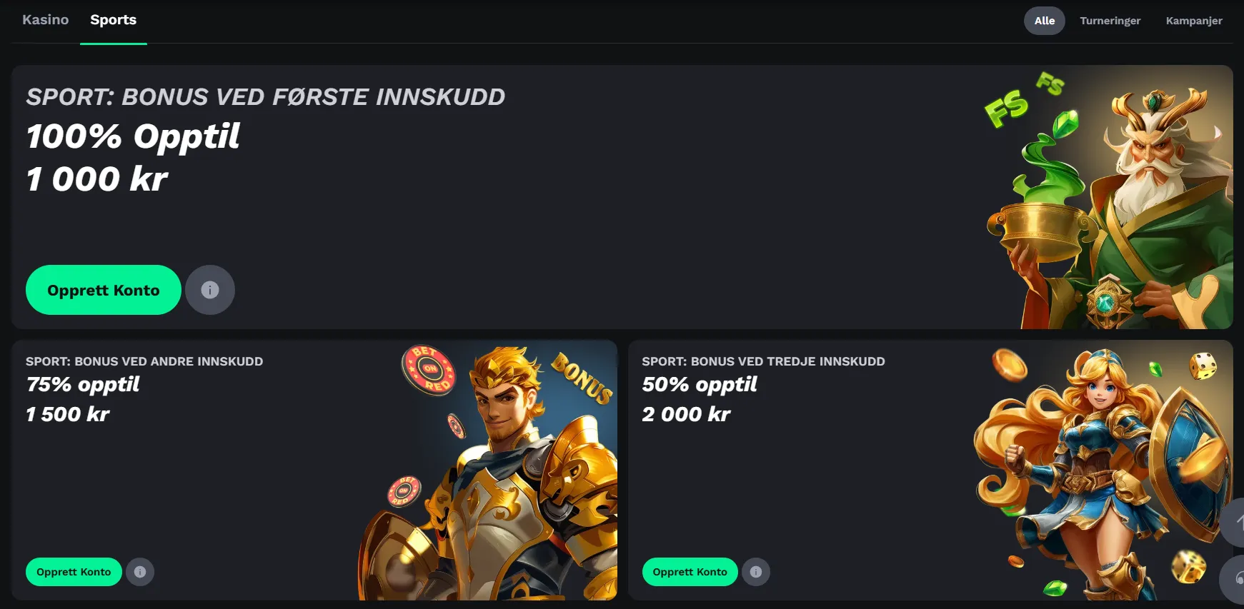 BetOnRed sportsbonuser, Comboboost, Cash Out og sportsbook-kampanjer