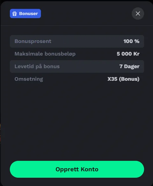 BetOnRed bonuspakke og promokode-sjekk