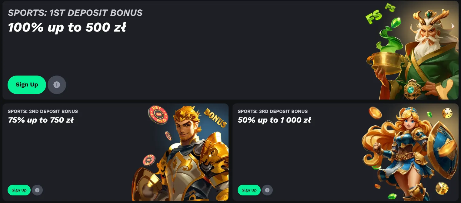 Bonusy sportowe, Comboboost, Cash Out i promocje BetOnRed