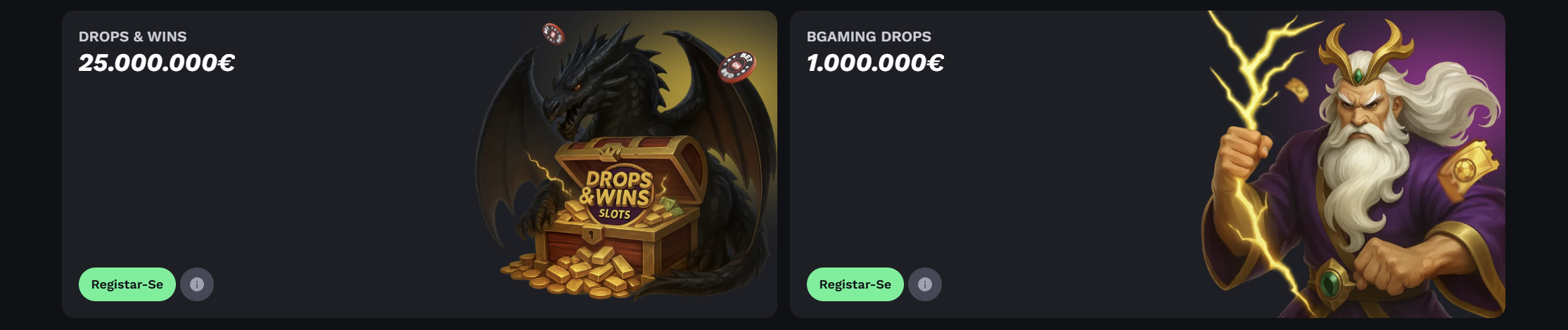 Campanha Drops & Wins BetOnRed