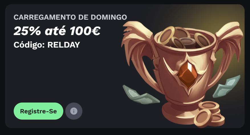 Código promocional de casino e carregamento BetOnRed