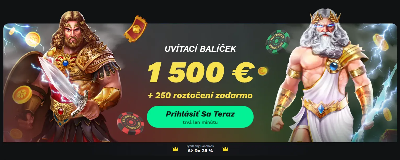 Prehľad BetOnRed bonusov