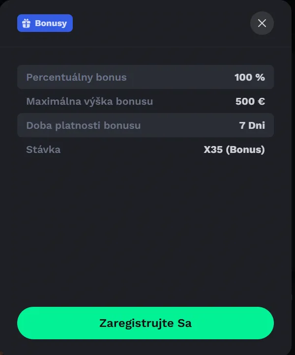 BetOnRed bonusový balík a kontrola promo kódu